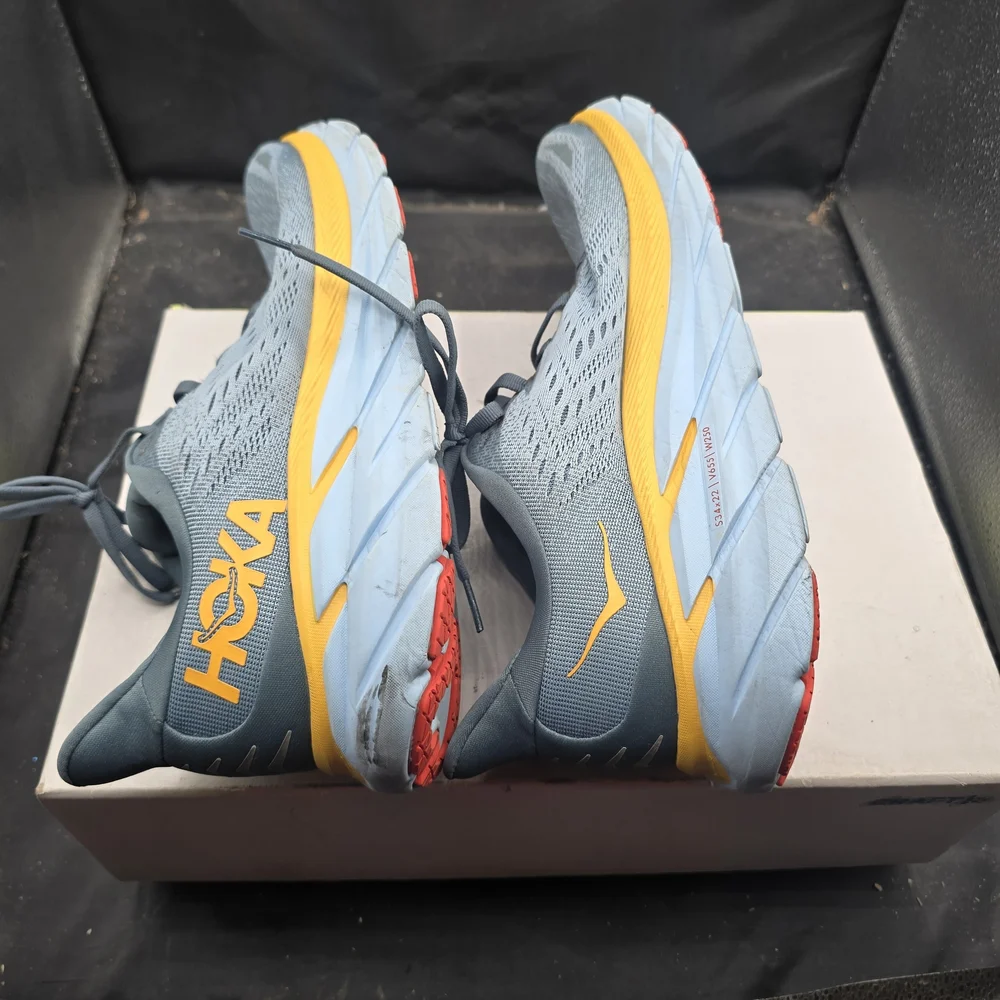 Hoka Blue and Yellow‎ Running Shoes
